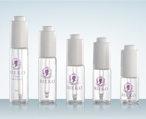 Round Glass Drooper Bottle